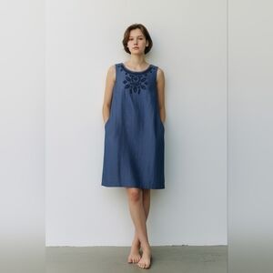 Tommy Hilfiger Navy Sleeveless Mini Dress